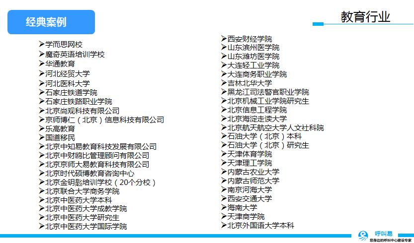 呼叫中心系統(tǒng)教育行業(yè)案例