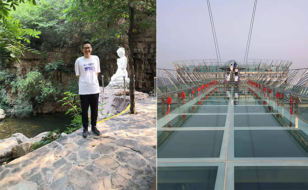 呼叫易團隊勇攀石林峽精彩瞬間